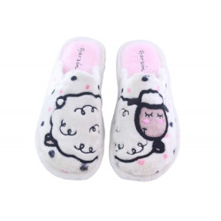 Garzon Zapatillas de casa para Mujer Zapatillas muy divertidas con dibujo de Gato con Orejas y suela microporosa especial Parqu